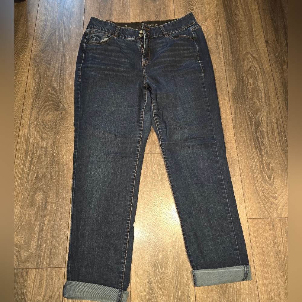 Lane Bryant Blue Straight Leg Jeans Classic Style